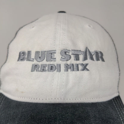 Blue Star Redi Mix Richardson Style 111 Gray White Hat Snapback Size MD / LG