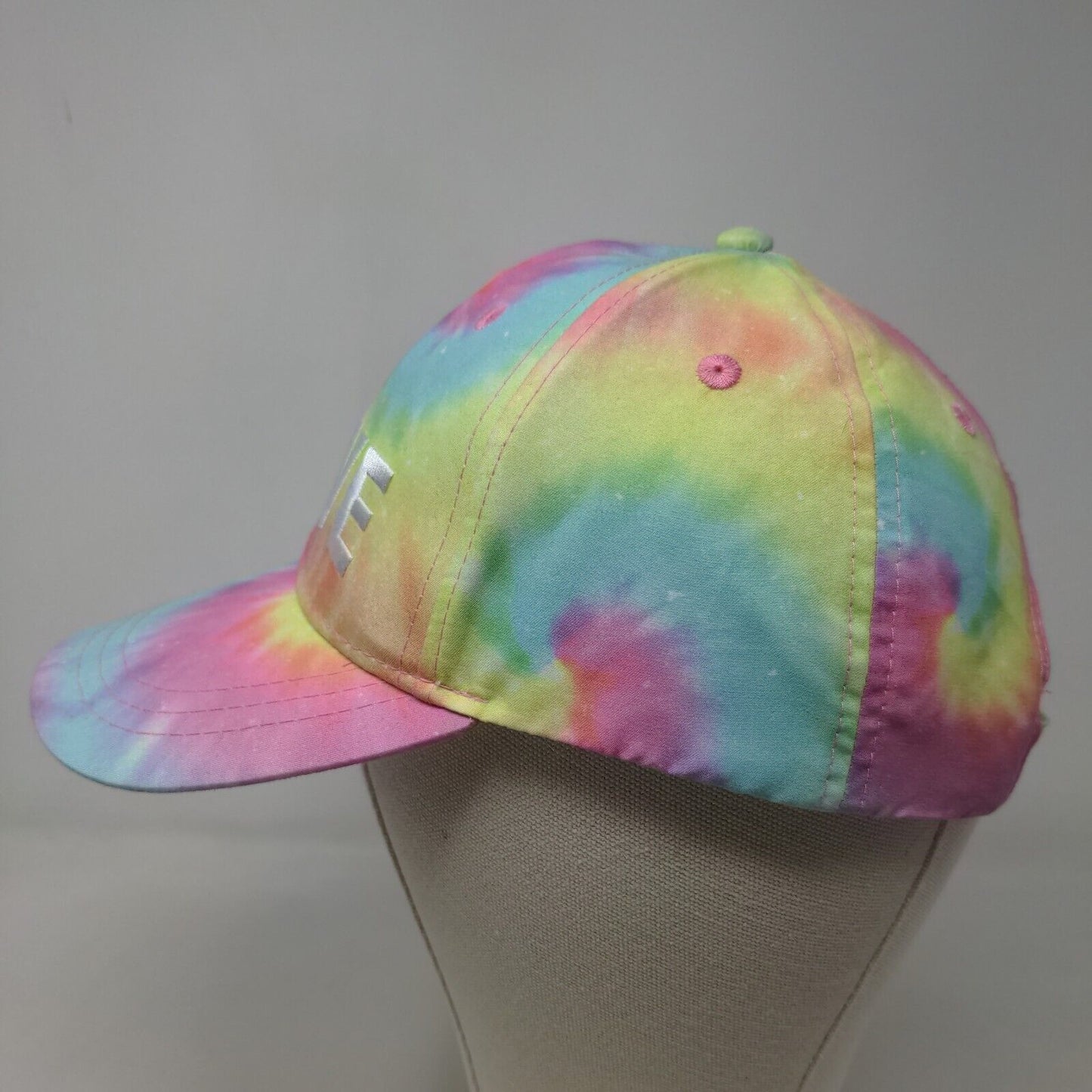 Wonder Nation Girls Strapback Hat Tie Dye Multicolor Size OS Embroidered Love