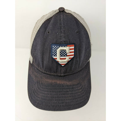 New Era 9Forty MLB Red Sox Patriotic Hat Snapback Meshback OSFM Black & White