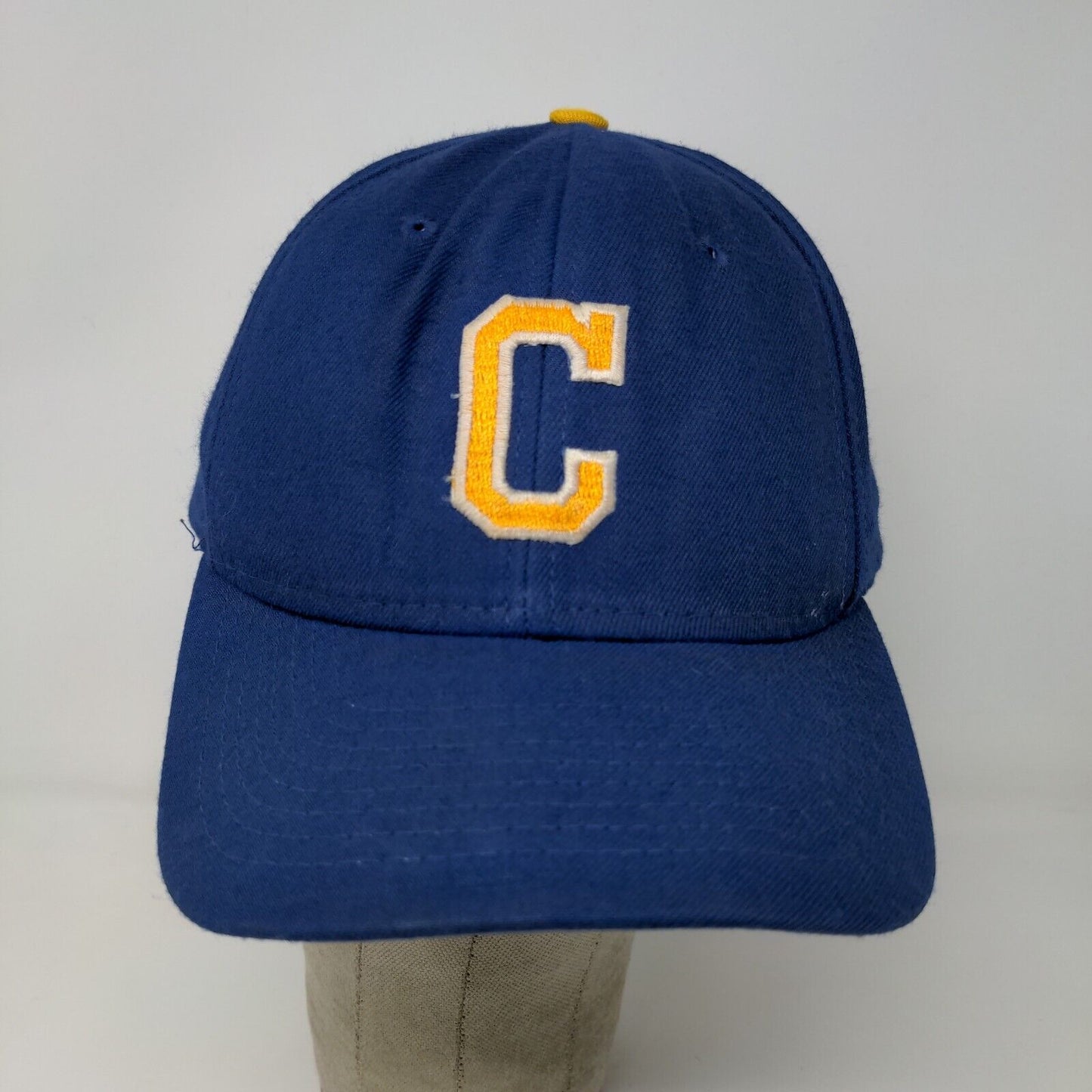 Twin City Mens Hat Blue OSFA Embroidered Logo Vintage Made in USA