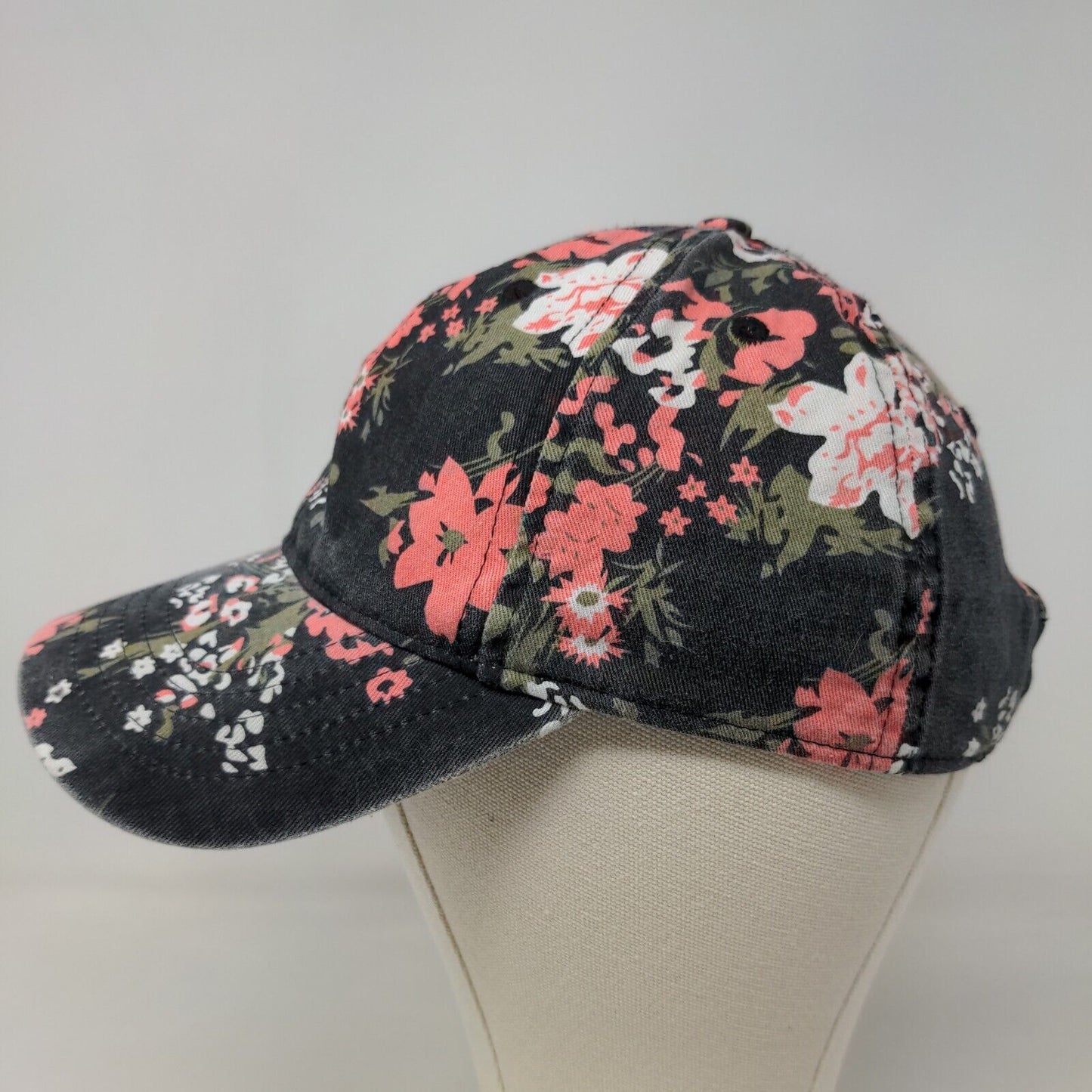 Unbranded Women's Strapback Hat Multicolor Floral Pattern OSFM