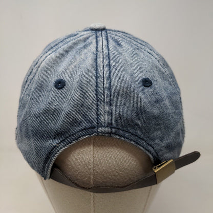 Unbranded Men's Slideback Hat Blue Size OSFM Denim Blank Cotton