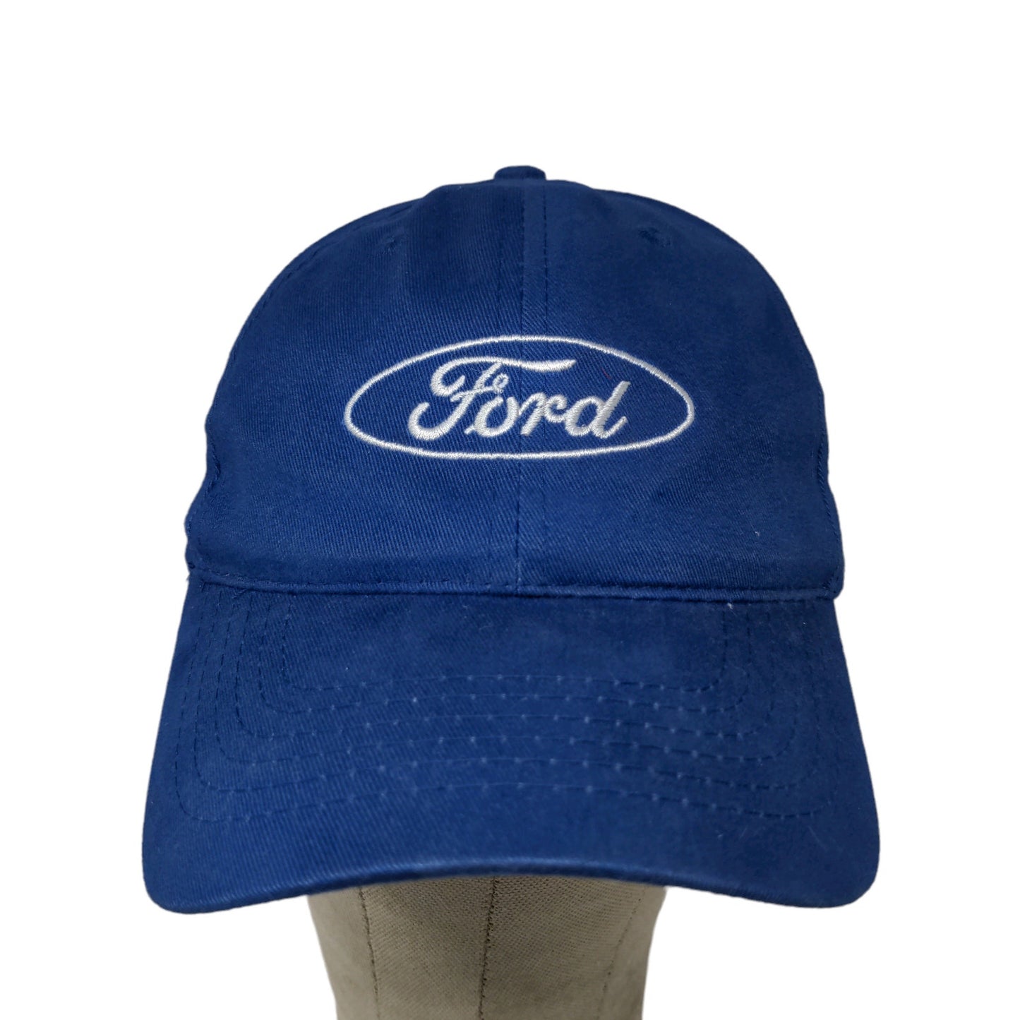 US Imports Men's Ford Strapback Hat Blue Embroidered Logo Automobile