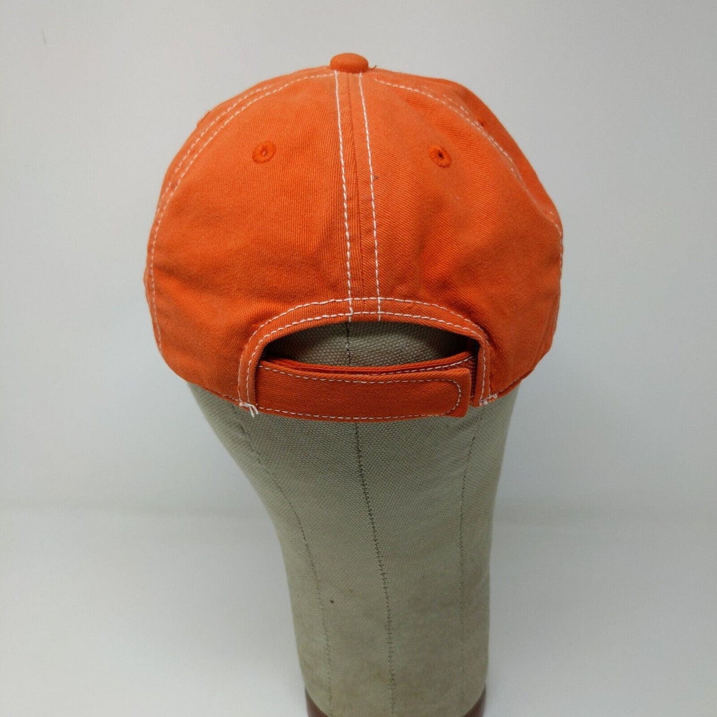 Nautica Kids Strapback Hat Orange Size L 8-12 Boys Embroidered Logo