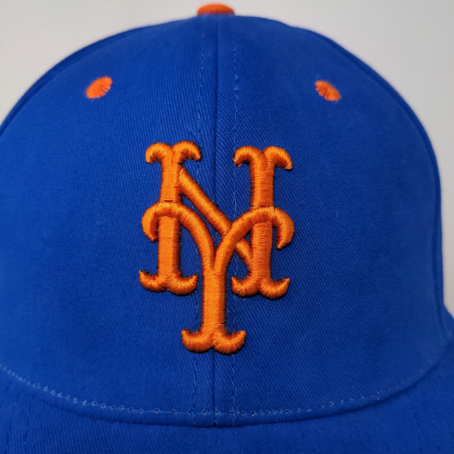 New York Mets Men's Snapback Hat Blue Adjustable Embroidered Chevrolet Logo