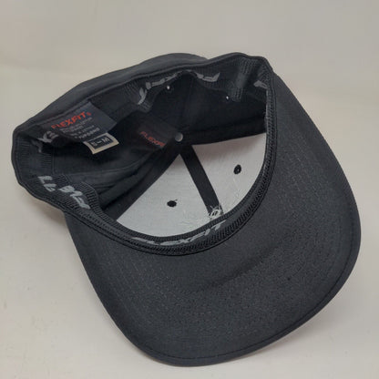 Flexfit Men's Kronk Detroit Fitted Hat Black Size S-M Embroidered Gloves Boxing