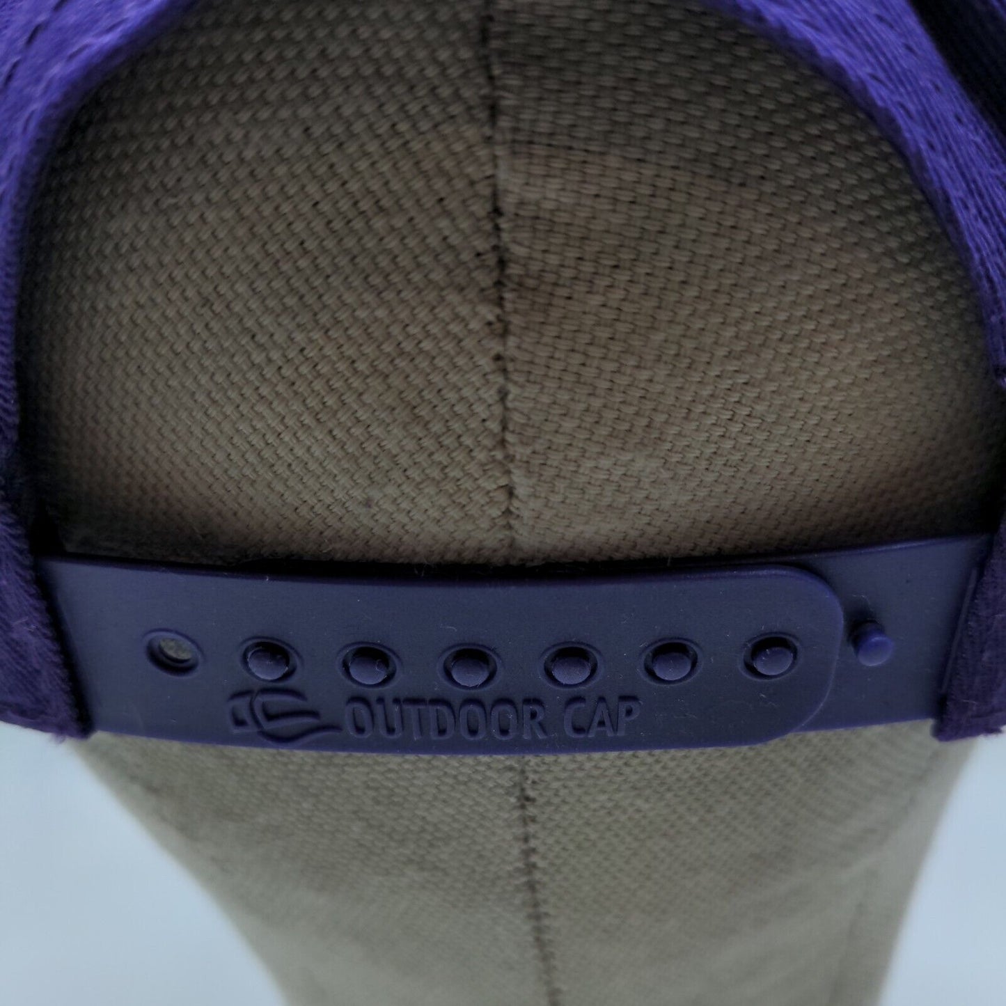 Outdoor Cap Men's Snapback Hat Purple Size Adult Embroidered Weka Logo