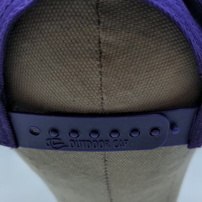 Outdoor Cap Men's Snapback Hat Purple Size Adult Embroidered Weka Logo