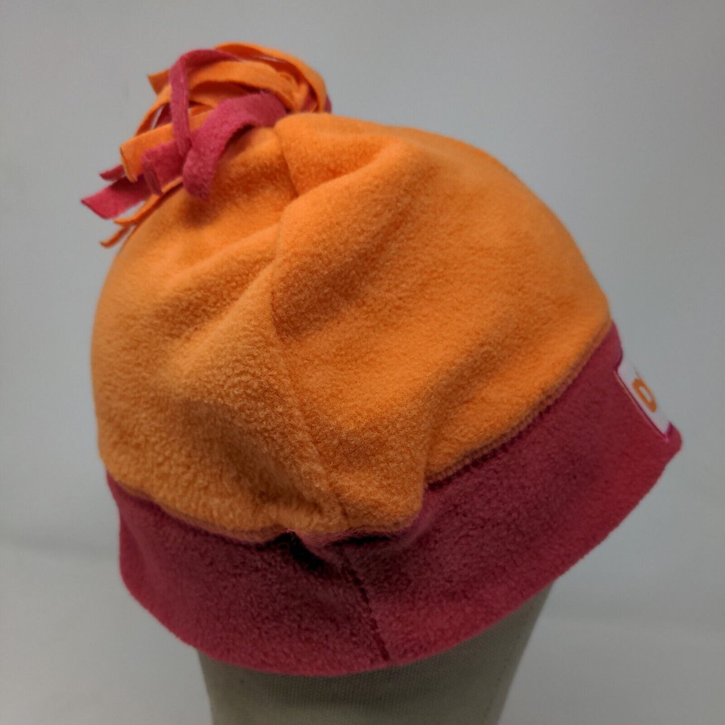 Dunkin' Donuts Men's Beanie Hat Pink Orange Thanksgiving Day Embroidered Logo