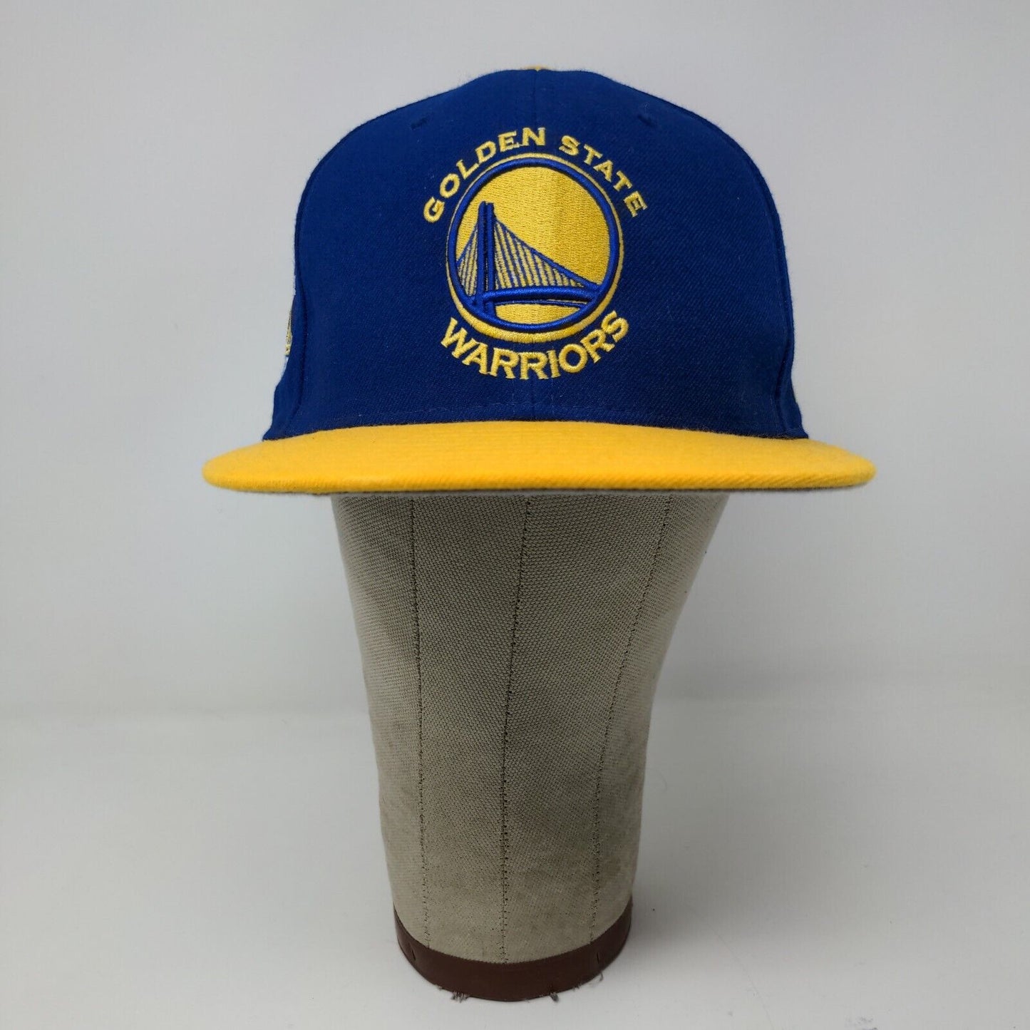 New Era 9Fifty Golden State Warriors Snapback Hat Blue Yellow Stephen Curry