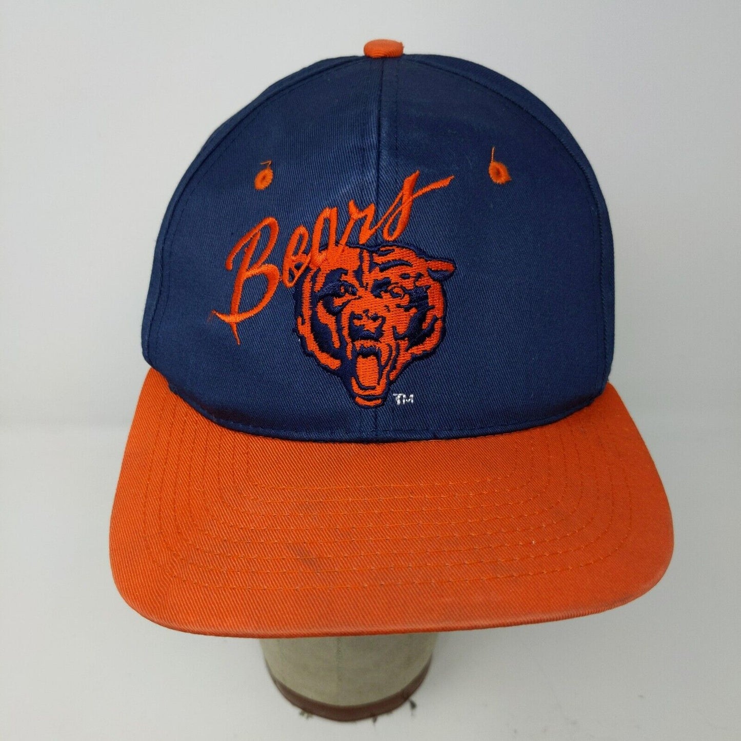 Team NFL Chicago Bears Snapback Hat Blue Orange OSFA Embroidered Logo