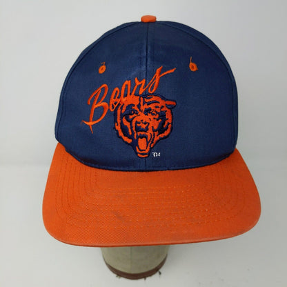 Team NFL Chicago Bears Snapback Hat Blue Orange OSFA Embroidered Logo