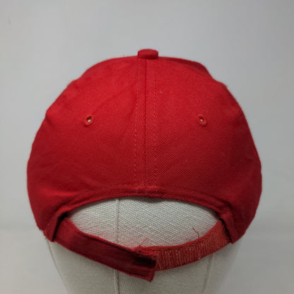 Disney Pixar Car Boy's Strapback Hat Red Size OS Lightning McQueen Piston Cup